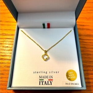 Mia Fiore 18K Gold Plated Sterling Silver Clover  Necklace